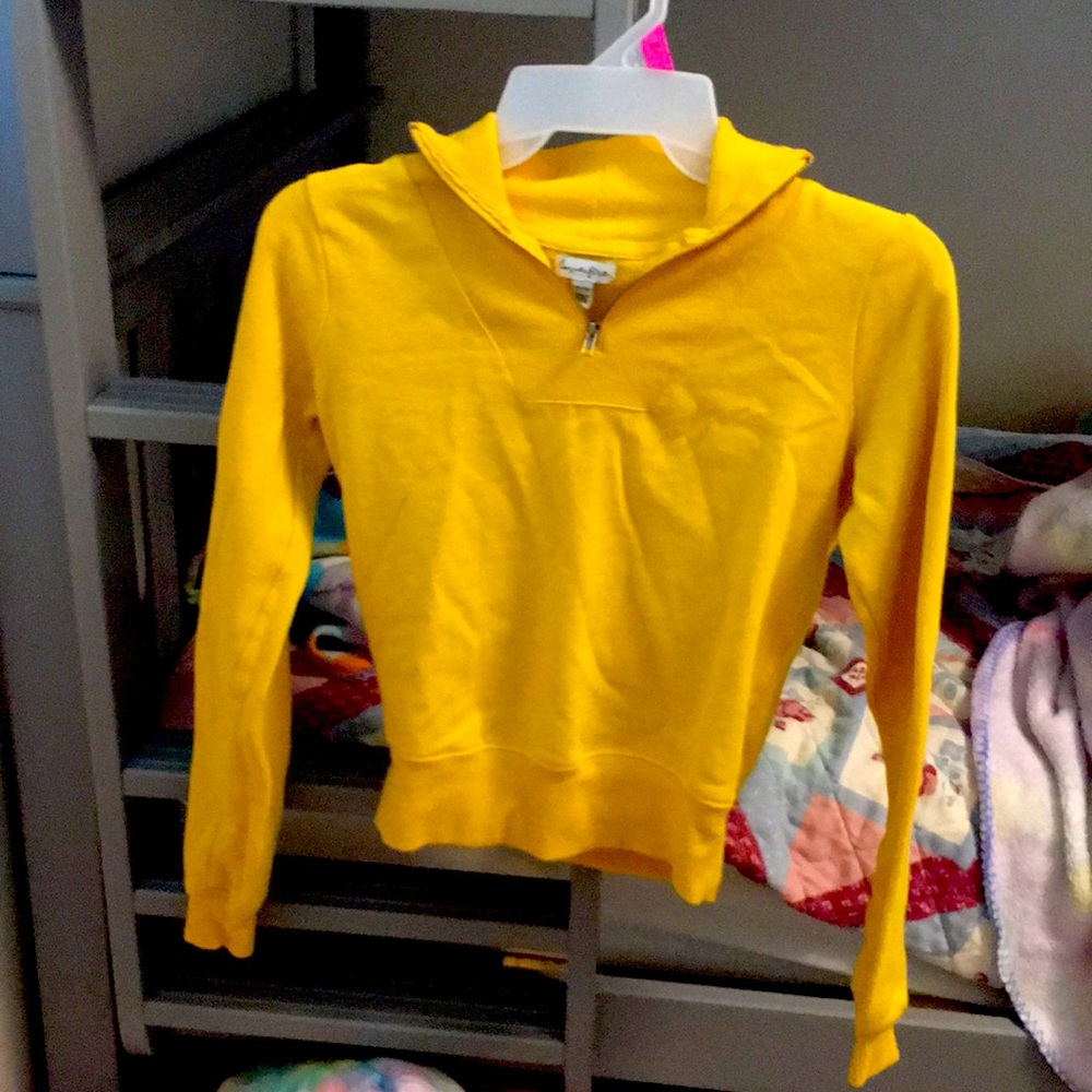 Yellow sweater